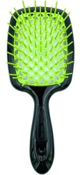 Расческа для волос Janeke Superbrush the Original (черно-зеленый)