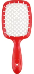 Гребінець для волосся Janeke Superbrush the Original (червоно-білий)