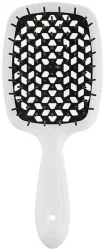 Расческа для волос Janeke Superbrush the Original (белый с черным)