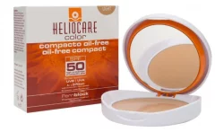 Сонцезахисна компактна пудра на водній основі (світлий)Cantabria Heliocare Color Oil-Free Compact SPF 50, 10 г