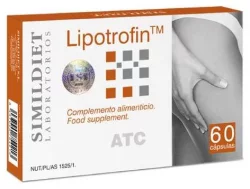 Харчова добавка "Антивікова, дренажне, антицелюлітна дія" Simildiet Laboratorios Lipotrofin, 60 шт