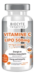 Антиоксидант, що підтримує імунну систему Biocyte Vitamine C Lipo 500mg, 30 капсул