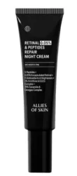 Антивозрастной ночной крем для лица Allies Of Skin Retinal 0.05% & Peptides Repair Night Cream с ретиналем 0.05%, 48 мл
