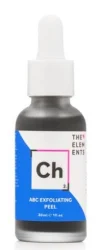 Мягкий пилинг для лица The Elements ABC Exfoliating Peel с AHA, BHA кислотами и активированным углём, 30 мл