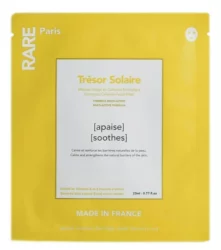 Успокаивающая тканевая маска Rare Paris Trésor Solaire Soothing Face Mask, 1 шт