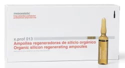 Ампули для мезотерапії x.prof 013 "Органічний силікон 0,5%% Mesoestetic Organic Silicon Regenerating Ampoules, 20 x 5 мл