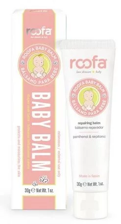Дитячий бальзам з календулою та пантенолом для чутливої шкіри, від народження Roofa Baby Balm з Panthenol &amp; Sepitonic (Repairing), 30 гр.