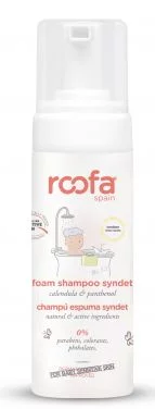 Шампунь-пенка без слез с календулой и пантенолом, с рождения Roofa Foam Shampoo Syndet (Natural), 150 мл