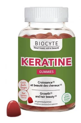 Пищевая добавка Biocyte Keratine Gummies, 60 шт