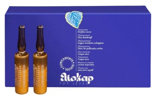 Фитоэссенция для лечения сухой перхоти Eliokap, 6*4 мл