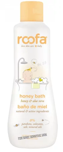 Гель-пенка для ванны с ароматом меда Roofa Honey Bath Gel, 200 мл