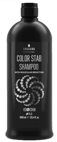 Шампунь &quot;Стабілізатор кольору&quot; і молекулярне відновлення волосся Anagana ProfessionalColor Stabilizer &amp; Molecular Recovery Shampoo, 1000 мл