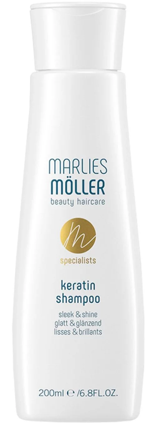 Шампунь с кератином Гладкость и блеск Marlies Moller Specialist Keratin Shampoo, 200 мл