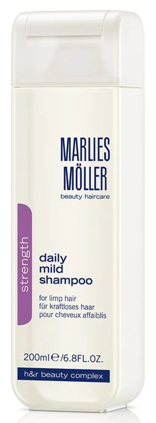 М'який шампунь для щоденного застосування Marlies Moller Strength Daily Mild Shampoo, 200 мл