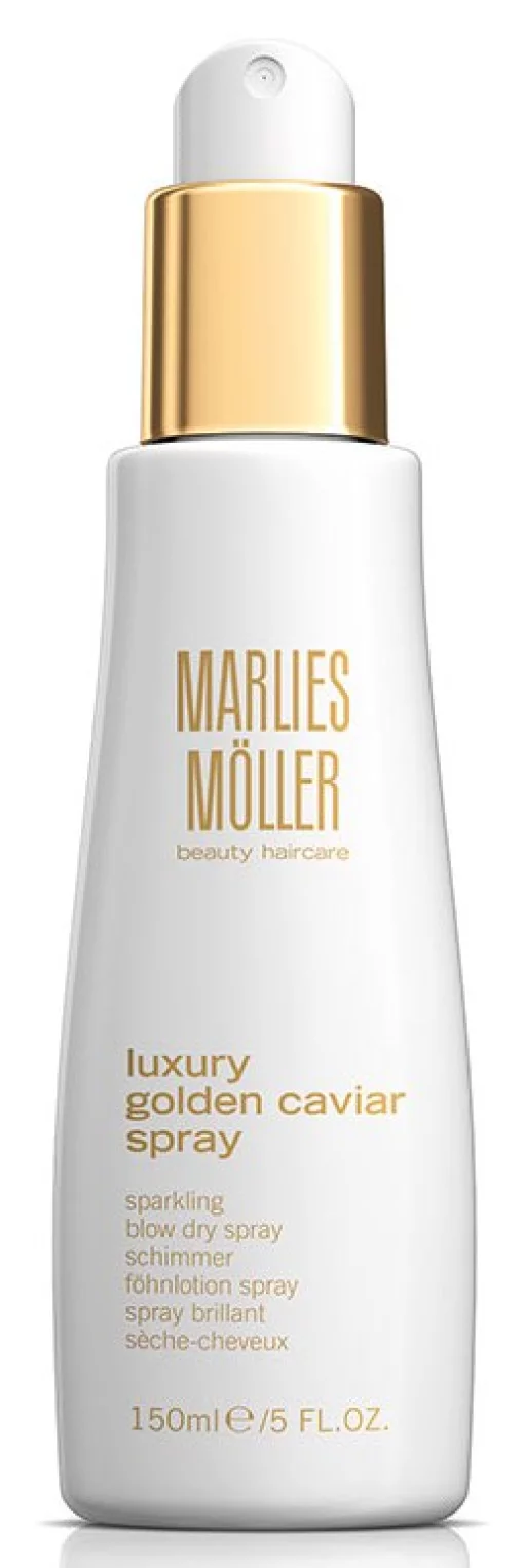 Дорогоцінний спрей для блиску волосся Marlies Moller Luxury Golden Caviar Spray, 150 мл