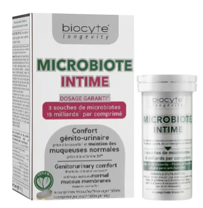 Пищевая добавка для восстановления интимного комфорта Biocyte Longevity Microbiote Intimate, 14 шт