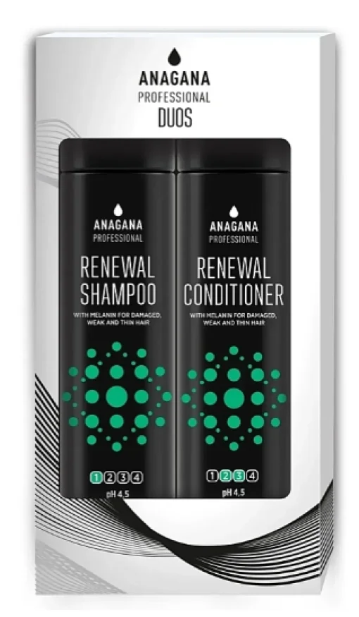 Набір "Відновлення" для пошкодженого волосся Anagana Professional Renewal Duos