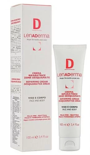 Крем репаратор проти лущення з січевиною Dermophisiologique Lenaderma Repairing Cream Desquamated Areas, 100 мл