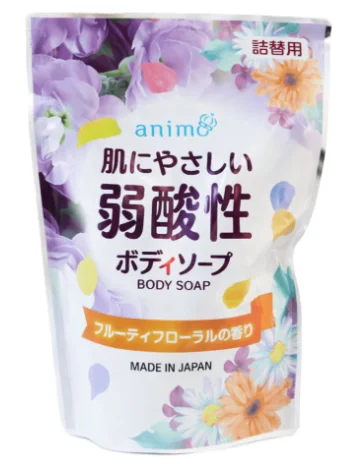 Мыло для тела, фруктово-цветочный аромат (сменный блок) Rocket Soap Weak Acid Body Soap pH, 340 мл