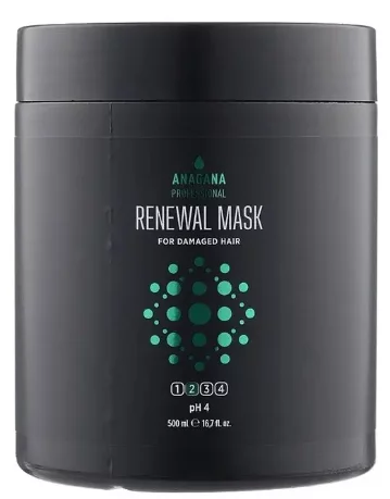 Маска для пошкодженого волосся Anagana Renewal Mask For Damaged Hair, 1000 мл