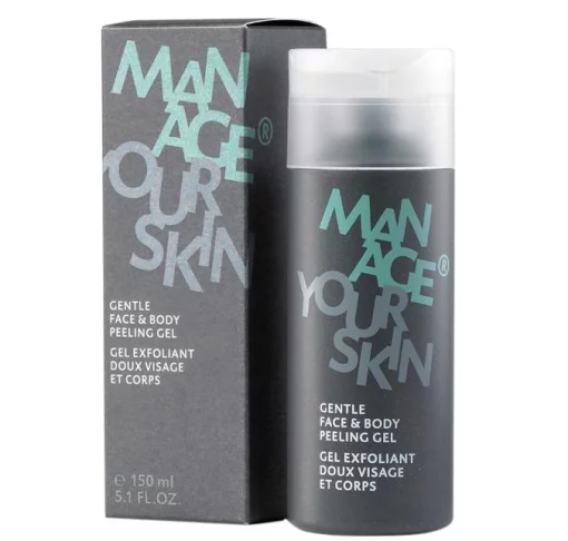 Гель-пилинг для лица и тела для мужчин Dr. Spiller Gentle Face&amp;Body Peeling Gel, 150 мл
