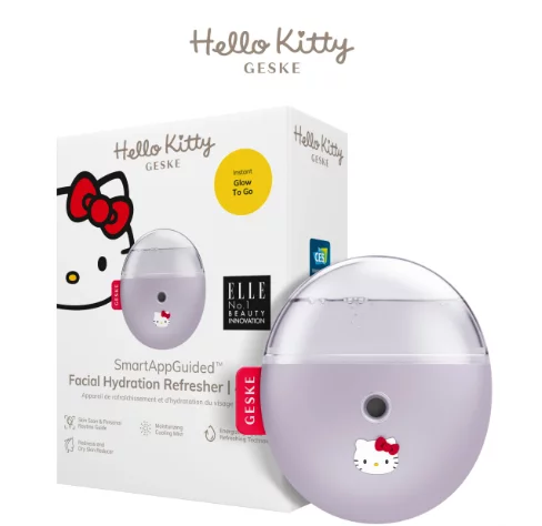 Електронний освіжувач для зволоження обличчя Geske Facial Hydration Refresher 4 в 1 by Hello Kitty HK Purple