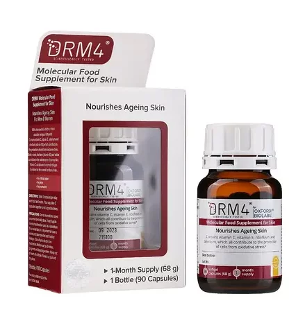 Молекулярна дієтична домішка для поліпшення стану шкіри, живлення шкіри Oxford Biolabs DRM4 Food, 90 шт