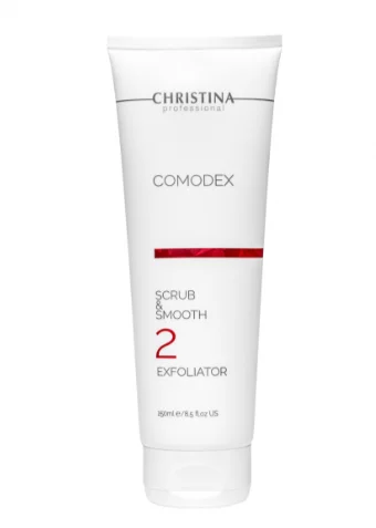 Скраб-эксфолиатор Christina Comodex 2 Scrub &amp; Smooth Exfoliator, 250 мл