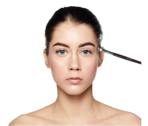 Кисть для бровей W3242 синтетика Wobs