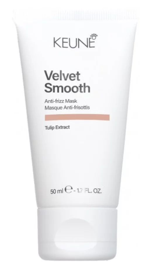 Маска для розгладження та пом'якшення волосся Keune Velvet Smooth Anti-frizz Mask, 50 мл