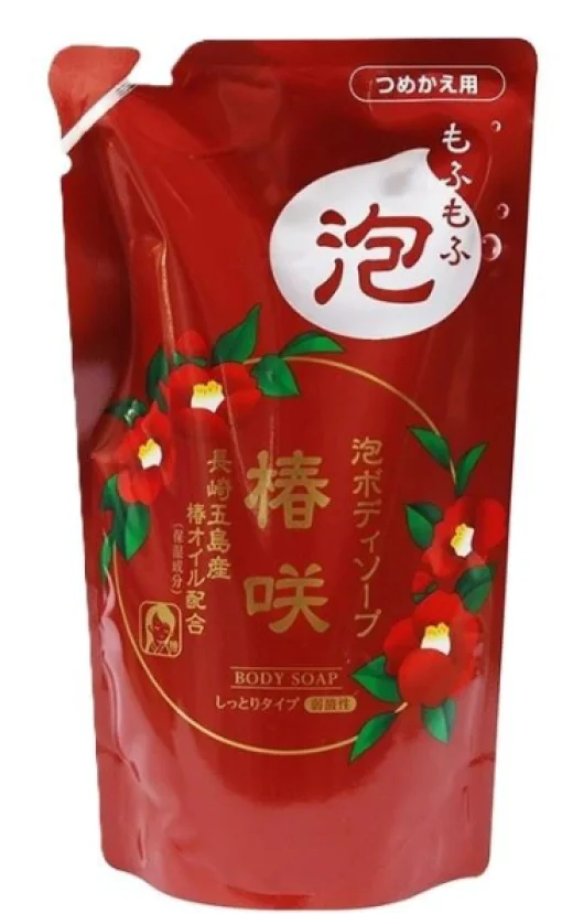 Мило-пінка для тіла з маслом камелії (змінний блок)  Rocket Soap Foaming Body Soap, 480  мл