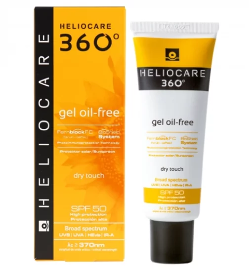 Солнцезащитный гель для лица на водной основе Cantabria Heliocare 360&ordm; Gel Oil-Free SPF 50, 50 мл