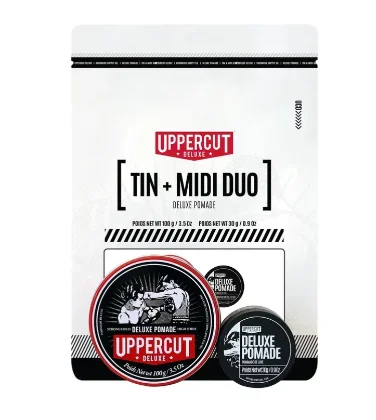 Подарочный набор Uppercut Tin &amp; Midi Duo Deluxe Pomade