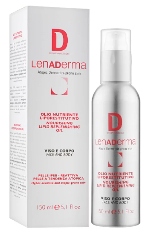 Поживна олія для обличчя і тіла Dermophisiologique Lenaderma Nourishing Lipid Replenishing Oil, 150 мл