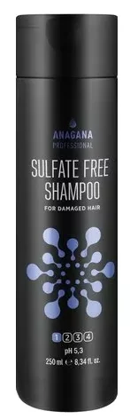 Шампунь "Безсульфатний" для пошкодженого волосся Anagana Sulfate Free Shampoo, 250 мл