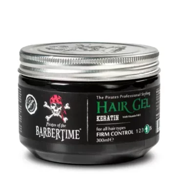 Гель для укладання волосся Barbertime Hair Gel Keratin, 300 мл
