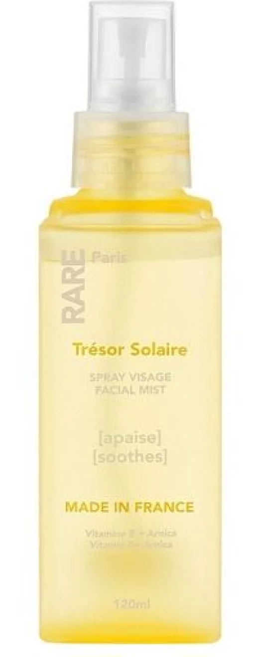Успокаивающий мист для лица с Витамином E и экстрактом арники RARE Paris Tresor Solaire Soothing Facial Mist, 120 мл
