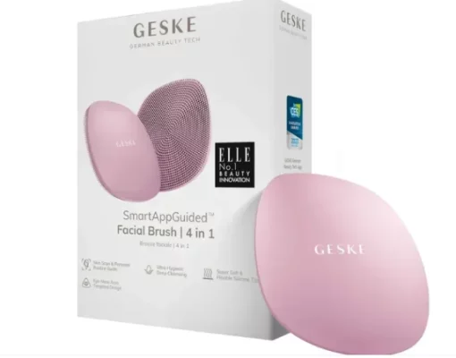 Щетка для лица 4 в 1 розовая Geske Facial Brush 4 in 1 Pink