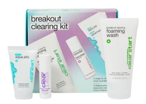 Лечебный набор очищение и уход за проблемной кожей Dermalogica Clear Start Breakout Clearing Kit