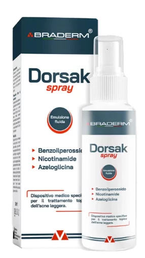 Активный противовоспалительный спрей для тела DermAfirm Braderm Dorsak Spray, 100 мл