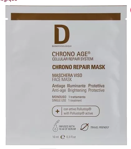 Освітлююча антивікова маска на основі фукоїдантів Dermophisiologique Chrono Age Repair Mask, 1 шт
