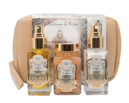 Набір для тіла з косметичкою La Sultane de Saba Trousse Corps Taj Palace