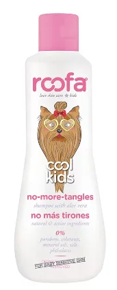 Шампунь для длинных волос с алоэ вера и ароматом клубники, с 4 лет Roofa Cool Kids No More Tangles Shampoo, 300 мл