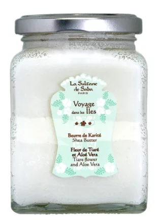 Олія каріте &quot;Тіаре та Алоє Віра&quot; La Sultane De Saba Tahitian Shea Butter Tiare Flower And Aloe Vera, 300 мл