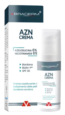 Зволожуючий сонцезахисний крем для всіх типів шкіри з пребіотиками DermAfirm Braderm Azn Cream SPF 30, 30 мл