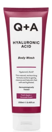 Очищающий гель для тела с гиалуроновой кислотой Q+A Hyaluronic Acid Body Wash, 250 мл