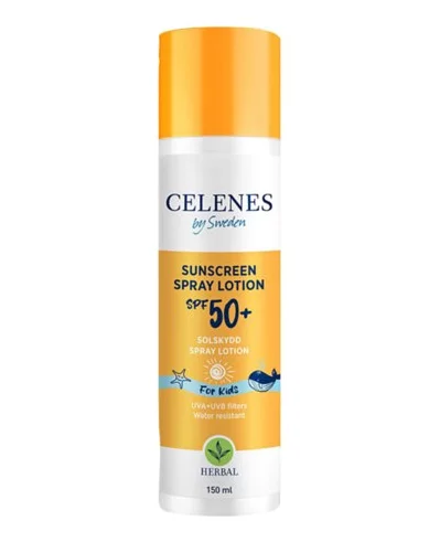 Сонцезахисний лосьйон для обличчя Celenes  Herbal Sunscreen Spray Lotion SPF 50+, 150 мл