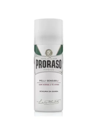Пена для бритья Proraso Shaving Foam Sensitive Green Tea, 50 мл