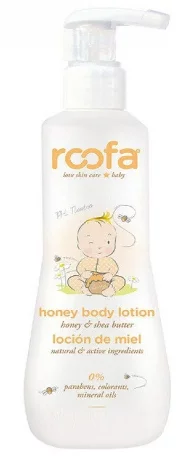 Натуральный лосьон для тела с медом Roofa Baby honey body lotion (Natural), 200 мл