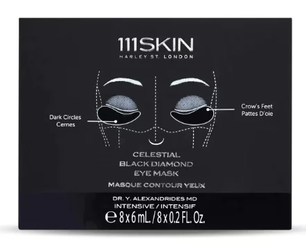 Маска-патчі для шкіри навколо очей 111SKIN Celestial Black Diamond Eye Mask, 8 шт